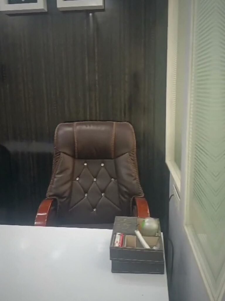 Office for sale in Mira Road East – furnished boss cabin, Poonam Cluster 2