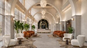 Godrej Brooklyn Avenue clubhouse lobby
