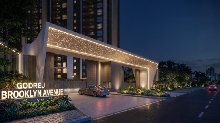 Godrej Brooklyn Avenue entry portal