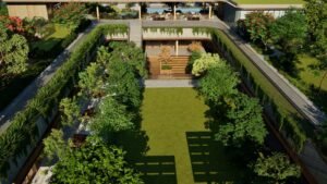 Kalpataru Estella Thane, amphitheatre and lawn (artist's impression)
