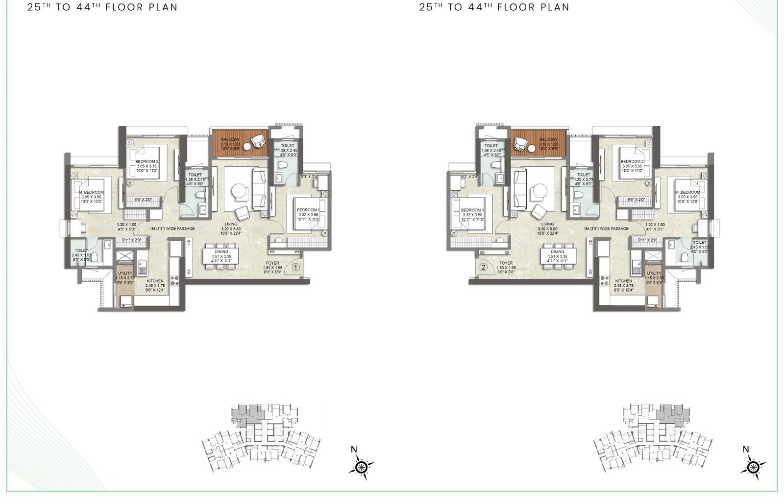 3 BHK Super Premium