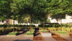 Kalpataru Eternia Thane, tree bosque garden (artist's impression)