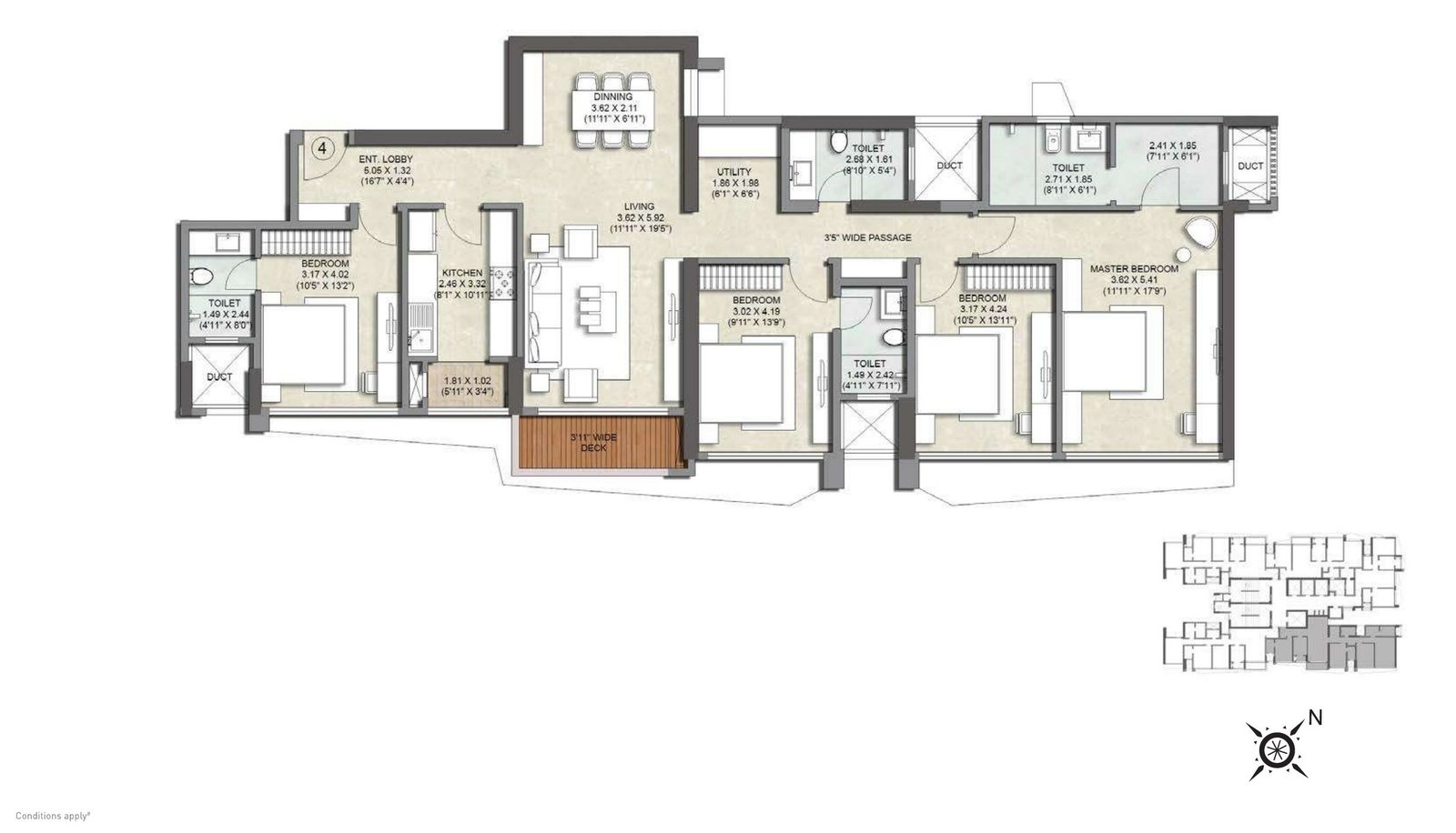 4 BHK