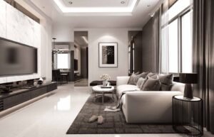 Kalpataru Magnus Bandra East, living room (artist's impression)