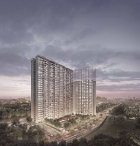 Kalpataru Magnus Bandra East, tower view (artist's impression)