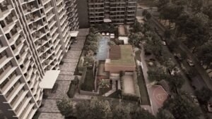 Kalpataru Magnus Bandra East, towers and central landscape (artist's impression)