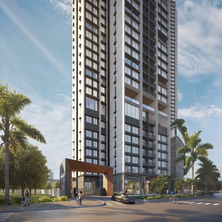Kalpataru Primera Thane, tower facade (artist's impression)