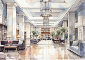 Kalpataru Verbina JVLR, entrance lobby (artist's impression)