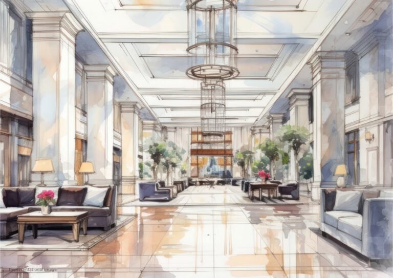 Kalpataru Verbina JVLR, entrance lobby (artist's impression)