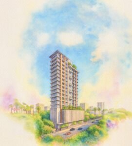 Kalpataru Verbina JVLR, tower illustration (artist's impression)