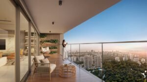 Kalpataru Vian Lokhandwala, balcony with mangrove view (artist's impression)