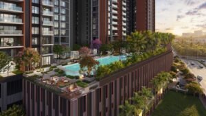 Kalpataru Vian Lokhandwala, podium pool deck (artist's impression)