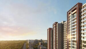 Kalpataru Vian Lokhandwala, towers at sunrise (artist's impression)