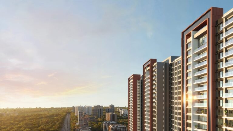 Kalpataru Vian Lokhandwala, towers at sunrise (artist's impression)