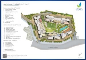 Kalpataru Vivant Andheri East, North Ridge amenity level plan
