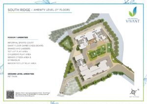 Kalpataru Vivant Andheri East, South Ridge amenity level plan