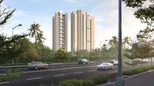 Kalpataru Vivant Andheri East, towers from JVLR (artist's impression)