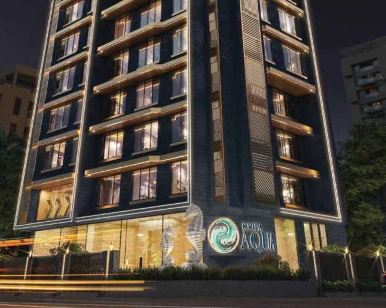 Kripa Aqua Pali Hill entrance and lower floors (artist’s impression)