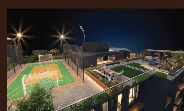 Kripa Jewel podium sports court and lounge deck (artist’s impression)