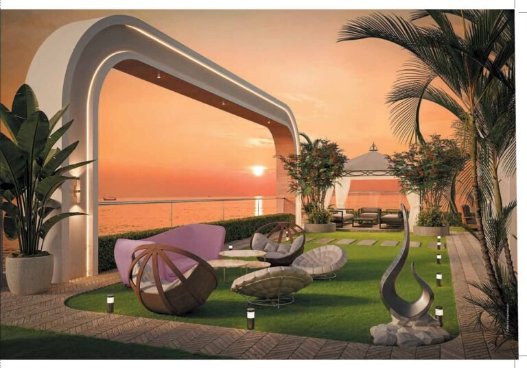Kripa Oasis Pali Hill rooftop sky lounge with sea view (artist’s impression)