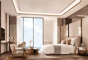 Lodha Sovrano master bedroom