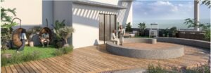 Mio Miraya rooftop seating deck (artist’s impression)