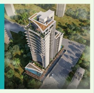 Mio Miraya tower top view with pool deck (artist’s impression)