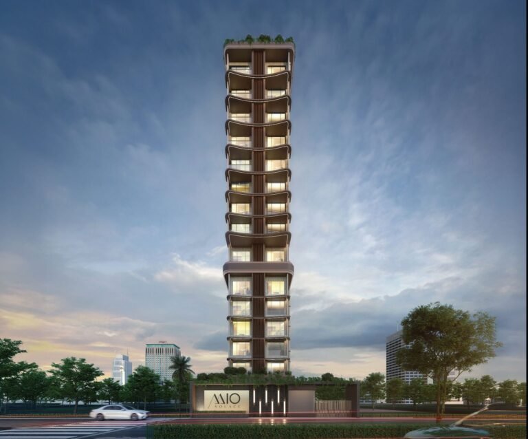 Mio Solace tower and entrance (artist’s impression)