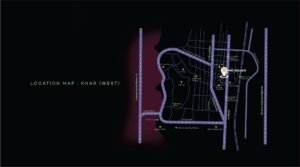 Mio Solace location map – Khar West