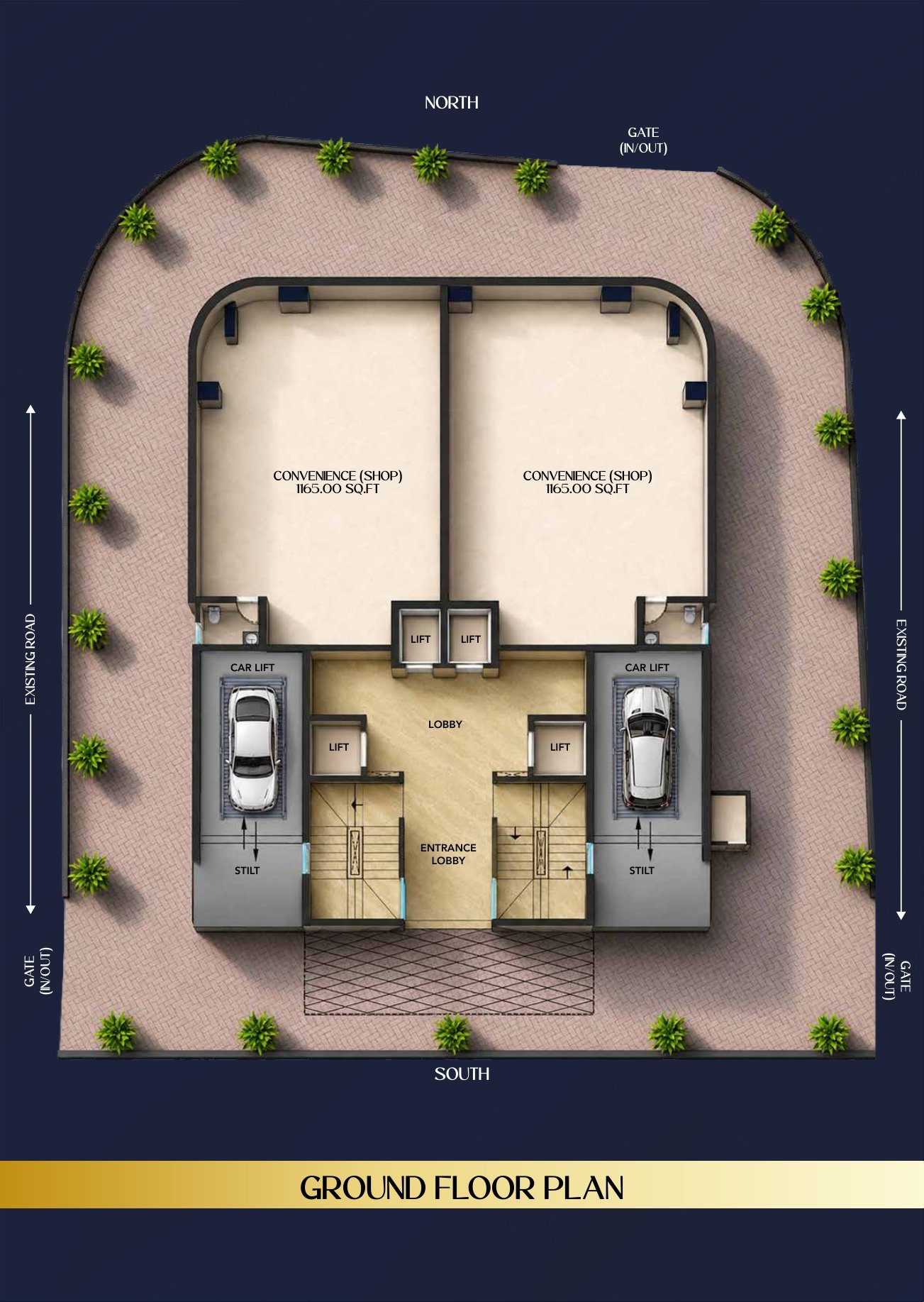 Nexsa Capital, Andheri East: Office Spaces near WEH Metro — floor plan preview