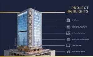 Nexsa Capital three-side glass facade office building, Andheri East