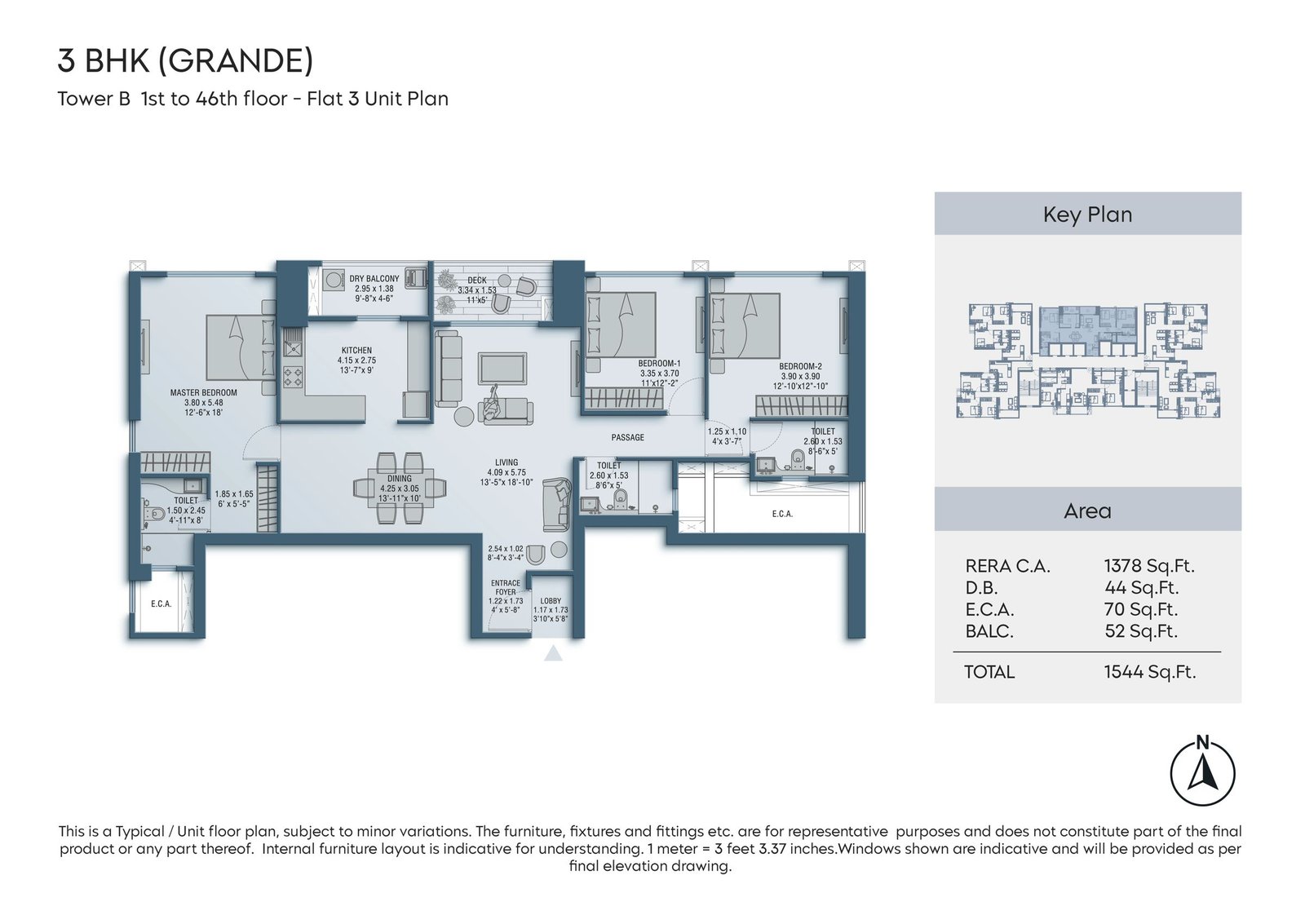 3 BHK Grande