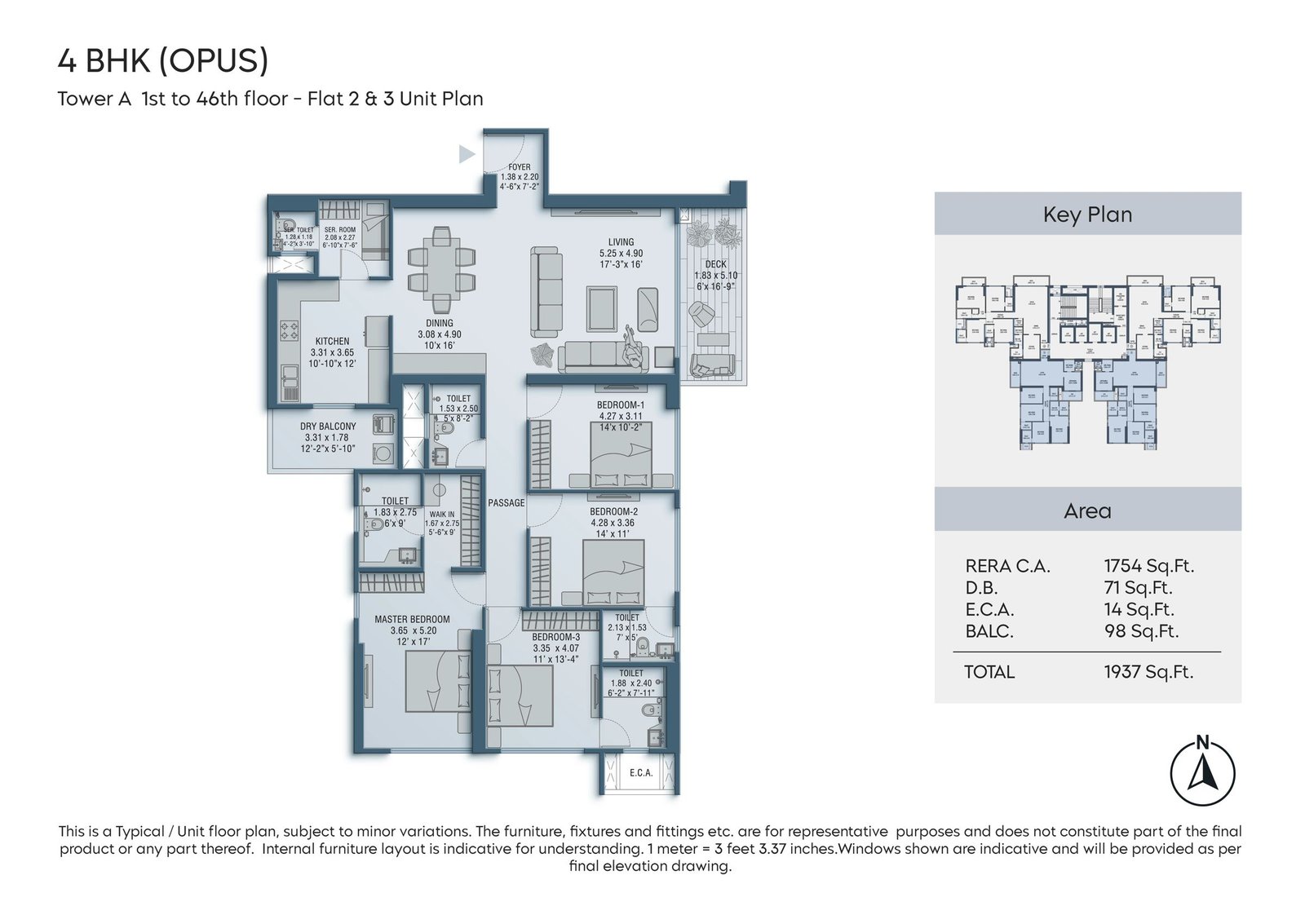 4 BHK Opus