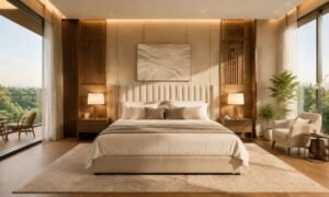 One Hills bedroom (artist’s impression)