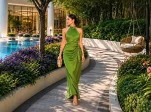 Shapoorji One Hills podium pool deck and landscaped walkway (artist’s impression)