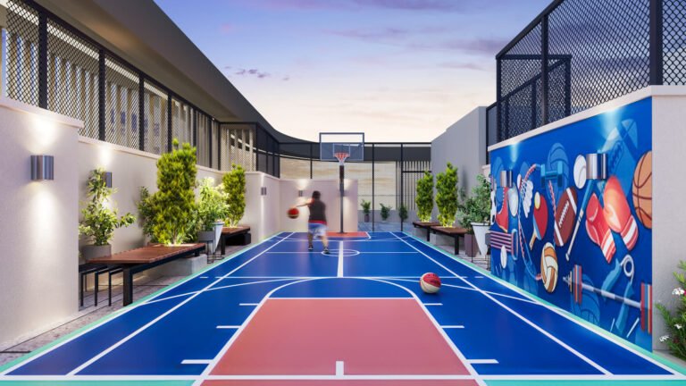 Romell Ariana terrace multi-play court (artist’s impression)