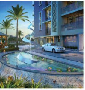 Ruparel Panache drop-off and water feature