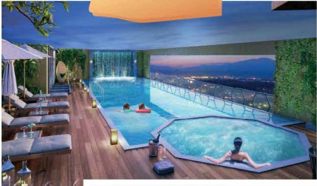 Ruparel Panache sky pool with jacuzzi