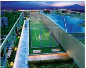 Ruparel Panache terrace turf and jogging track