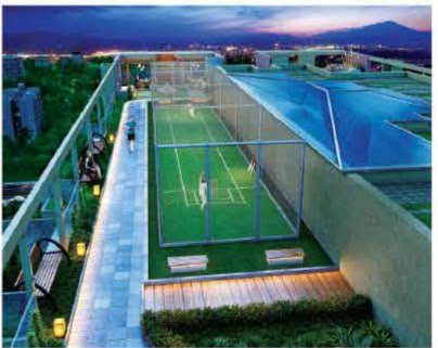 Ruparel Panache terrace turf and jogging track