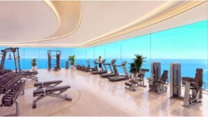 Shahrukhz Residences sea-view gym