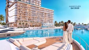 Shahrukhz Residences marina and podium pool