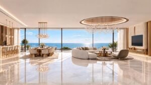 Shahrukhz Residences penthouse living room