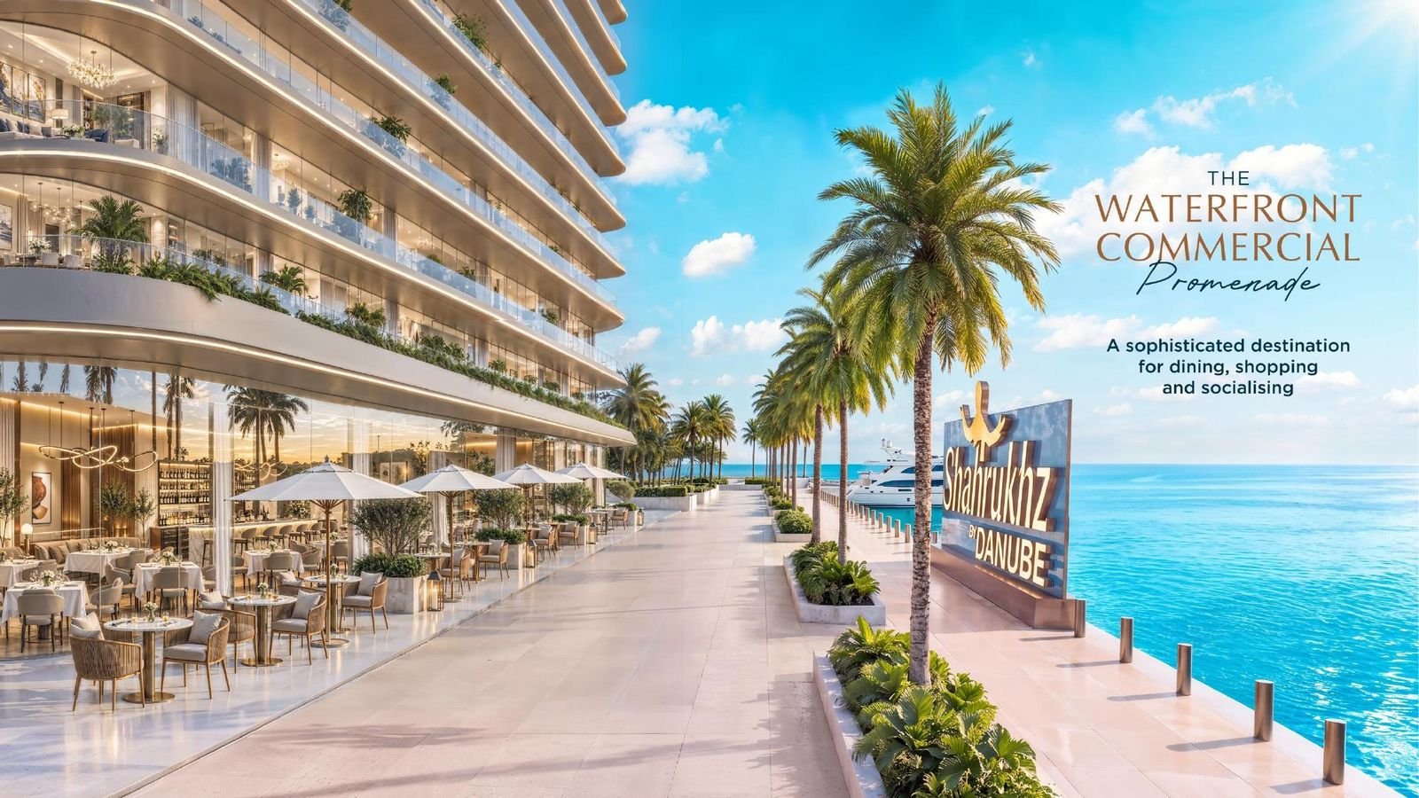 Shahrukhz Residences waterfront promenade