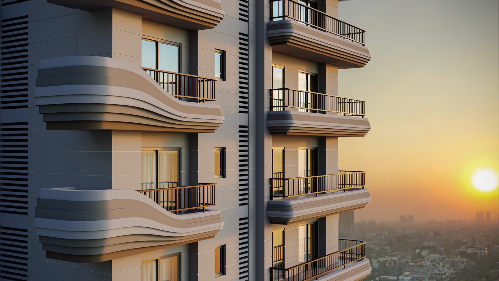 SOBHA Altus wraparound balcony facade