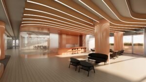 SOBHA Altus clubhouse lounge
