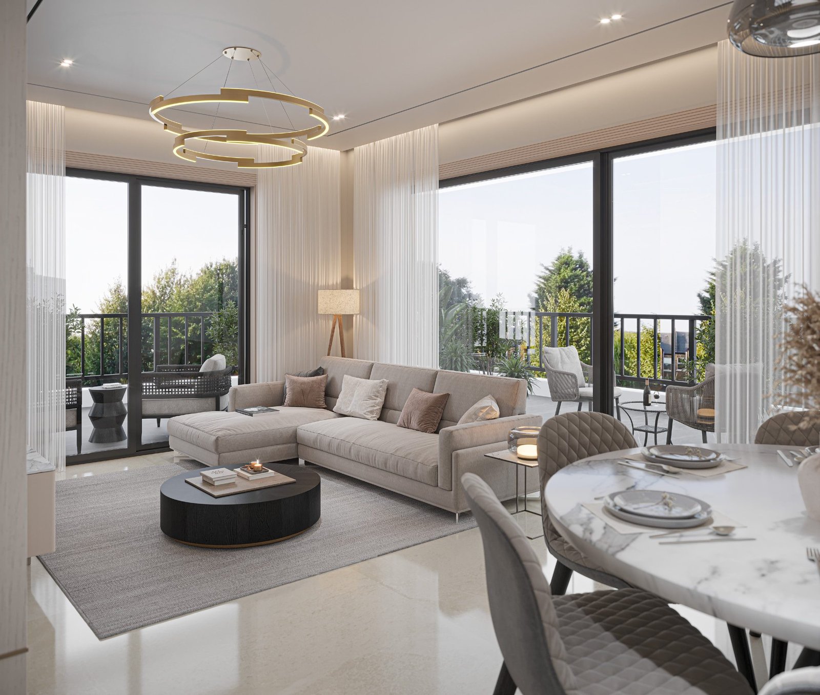 SOBHA Altus living and dining room
