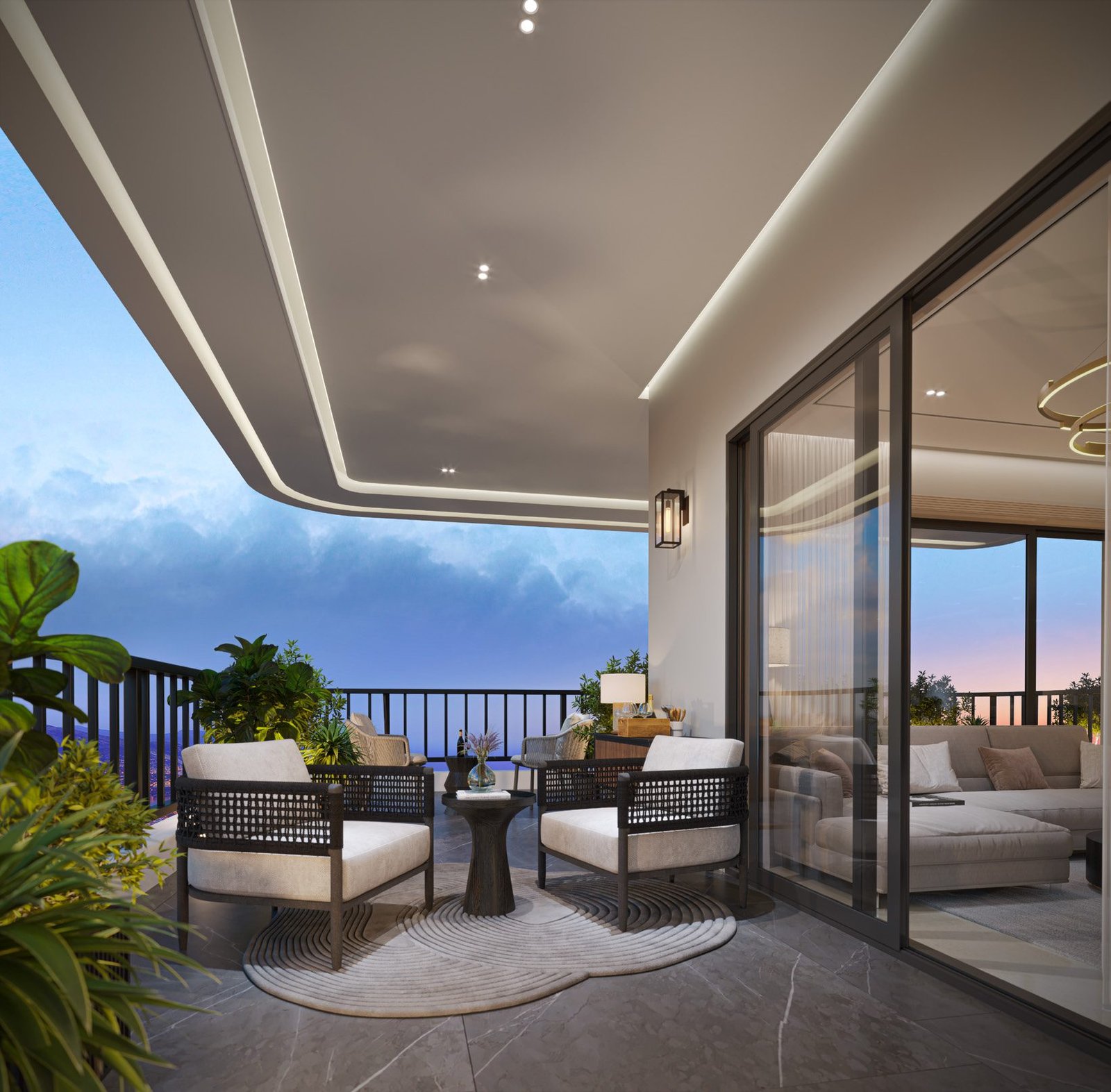 SOBHA Altus wraparound balcony