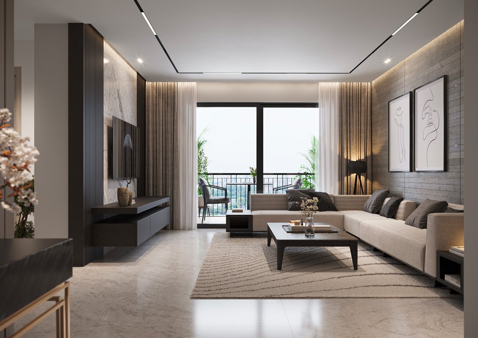 SOBHA Ayana living room