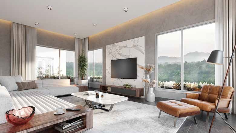 SOBHA Bela Encosta villa living room